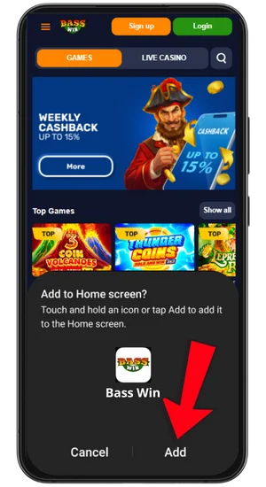 Add Chicken Road app shortcut to Android home screen Pakistan