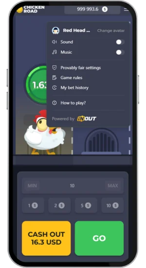 Casino lobby with Chicken Road