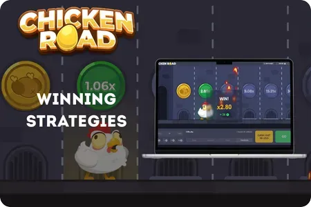 Winning strategies for Chicken Road